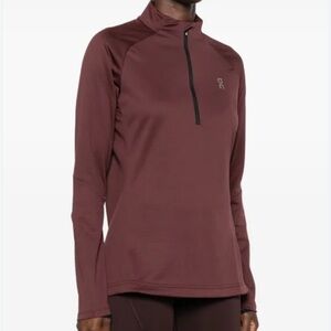 On Running Climate Shirt Burgundy Womens Running Run Outdoor Sz XL NEW
